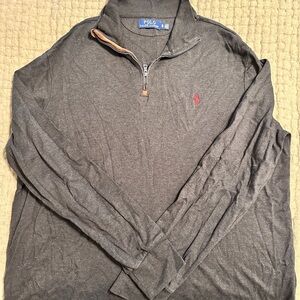 Polo by Ralph Lauren Charcoal Zip-Up Sweater